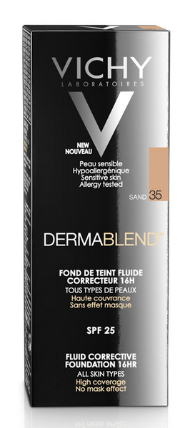 Vichy Dermablend Maquillaje Fluido Corrector 35 Sand 30 Ml