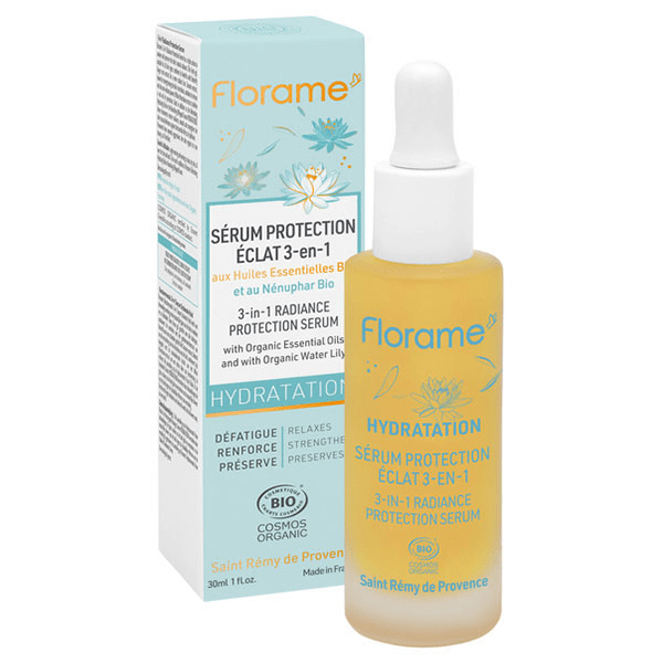 Hydratation Sérum Protection Éclat 3-en-1 Bio 30ml 2