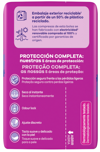 Ausonia Discreet Compresas Maxi Noche Pérdidas Orina Mujer 12 Uds