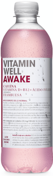 VITAMIN WELL Awake Frambuesa 500 ml