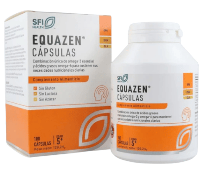 Vitae Equazen Omega-3 y 6 Apoyo al Desarrollo Cognitivo 60 Cápsulas