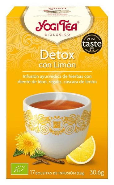 Yogi Tea Detox Con Limón 17 Bolsitas