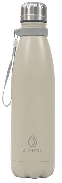 olmitos botella termica inoxidable beige 500 ml
