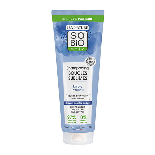 Léa Nature So Bio Étic Shampooing Boucles Sublimes Lin Bio & Vitamine F 250mL 3