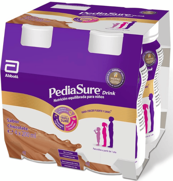 Pediasure Drink Chocolate 4x200ml