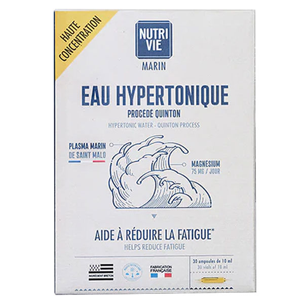Eau Hypertonique Quinton Ampoules 10ml