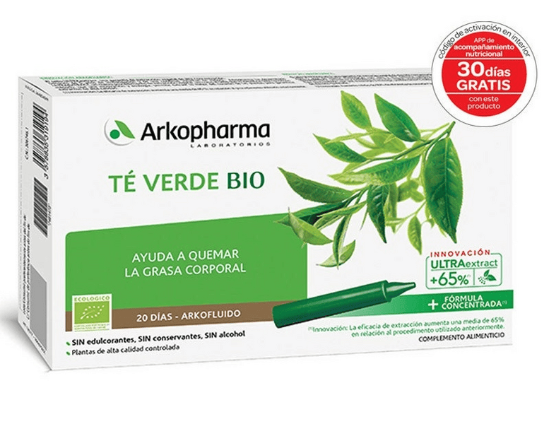 Arkopharma ArkoFluidos Té Verde BIO 20 Ampollas