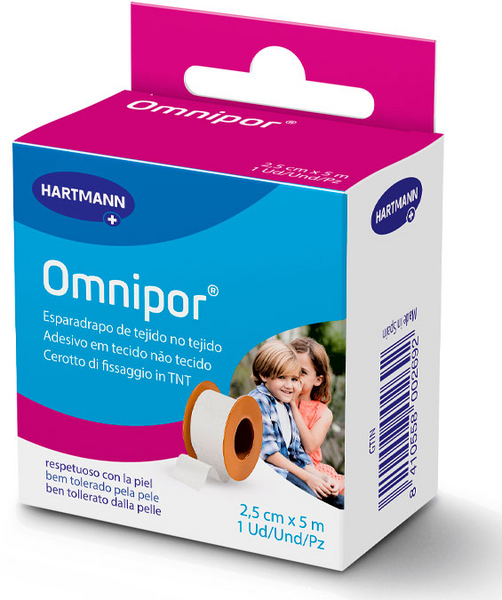 Omnipor Esparadrapo Papel Suave 5mx2,5cm