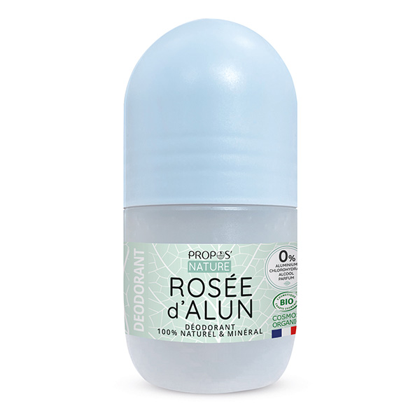 - Roll-on déodorant Rosée d'Alun - 99% naturel - 50ml