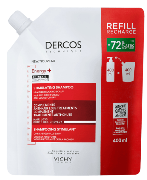 Vichy Dercos Energy+ Ecorefill Champú 400 ml