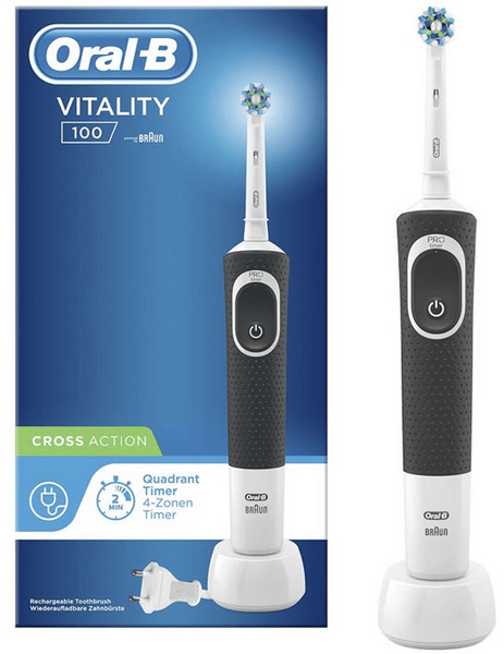 Oral-B Cepillo Eléctrico Vitality 100 Cross Action Negro