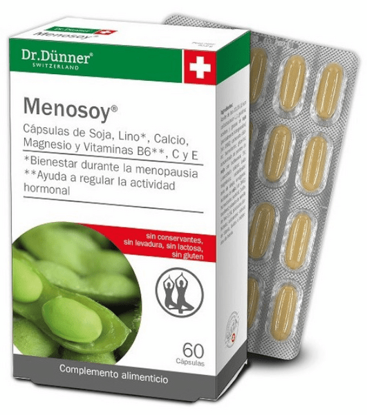 Dr.dunner Menosoy Isoflavonas 60 Cápsulas