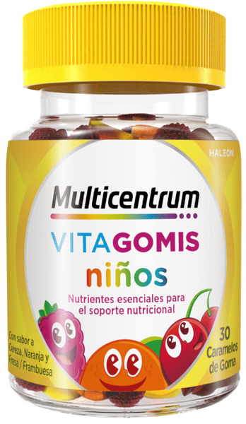 Multicentrum Vitagomis Niños Multivitamínico 30 Gominolas