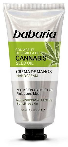 Babaria Crema de Manos con Aceite de Semilla de Cannabis 50 ml