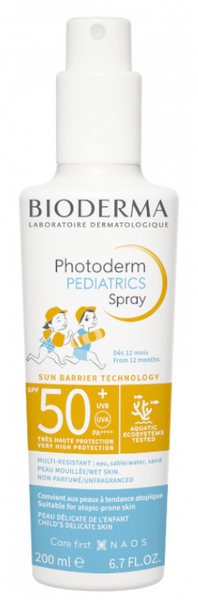 Bioderma Photoderm Pediatrics Spray Niños SPF50+ 200 Ml