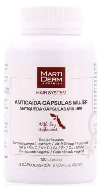 MartiDerm Hair System Anticaída Mujer 120 Cápsulas