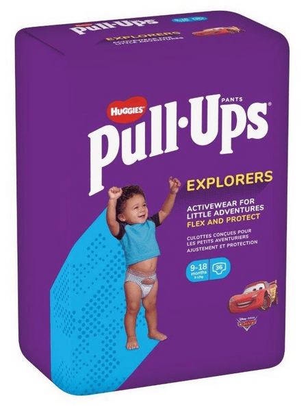 Huggies Pañal Pants Pull Ups Niño T4 9-18M 36 Uds