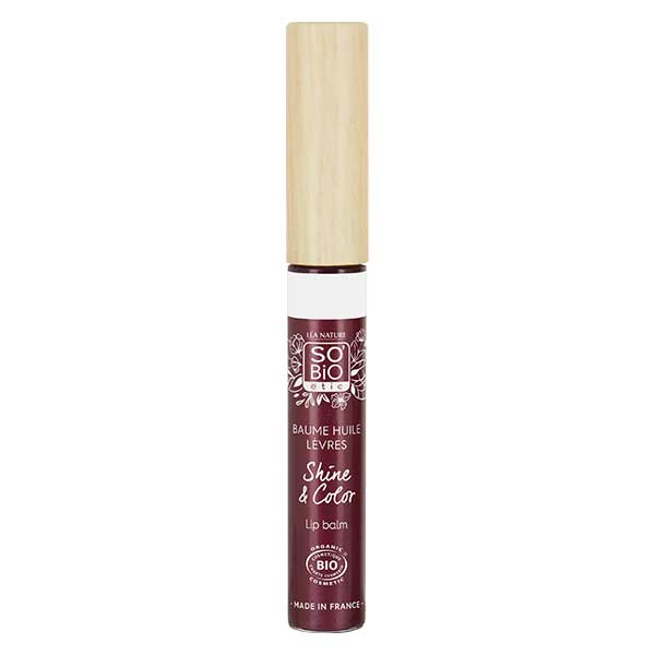 So'Bio Étic Shine & Color Baume Huile Lèvres N°40 Framboise Sublime Bio 5ml