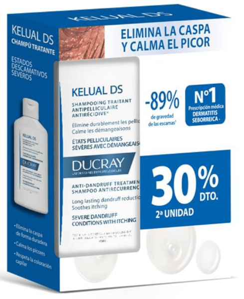 Ducray Kelual DS Champú Anticaspa 2x100 ml