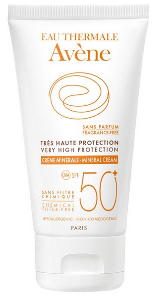 Avène Solar Crema Mineral SPF50+ 50 ml