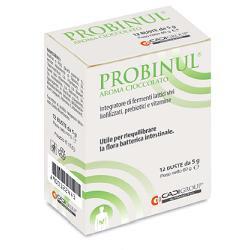 Probinul Integratore Fermenti Lattici 12 Bustine Gusto Cioccolato