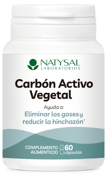 Natysal Carbón Activo Vegetal 60 Cápsulas