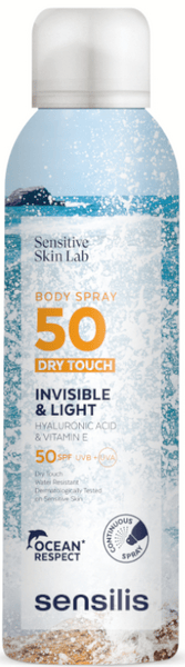 Sensilis Body Spray Dry Touch Spf50 200 Ml - Imagen 2