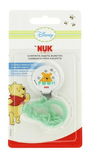 NUK Cadenita Sujetachupetes Winnie The Pooh Verde