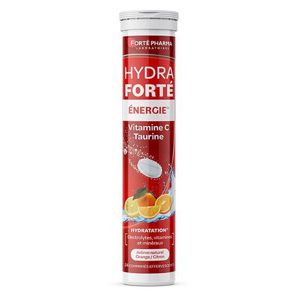 Forté Pharma HydraForté Energie Electrolytes Vitamine C Taurine 24 comprimés