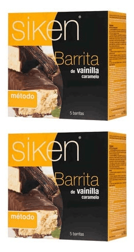 Siken Barritas de Vainilla Caramelo 2x5 uds