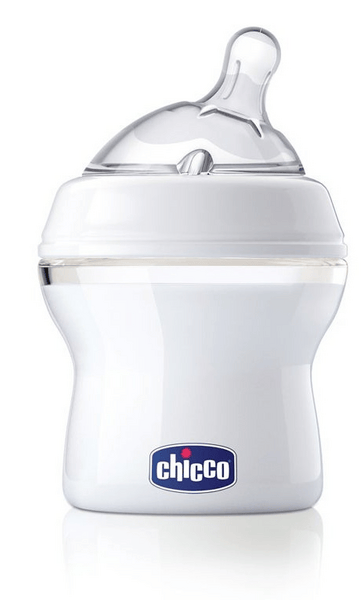 Chicco Biberón Natural Feeling 0m+ 150ml Flujo Normal Tetina inclinada
