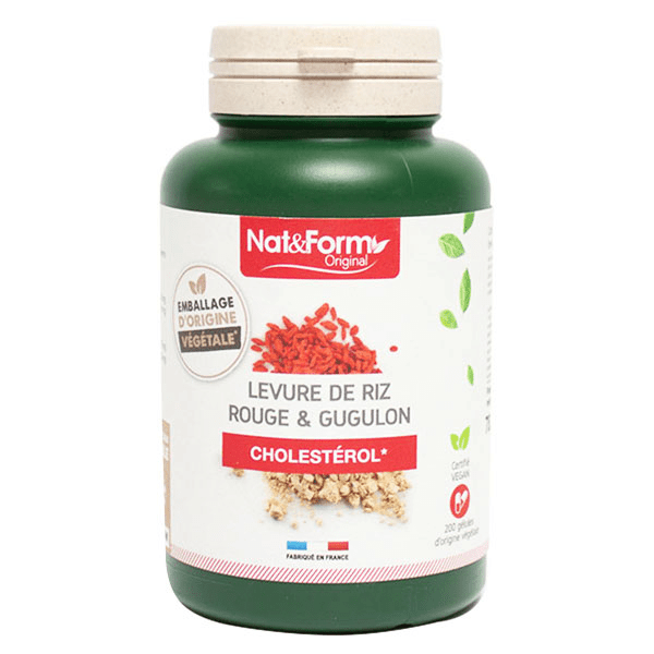 Original Levure de Riz Rouge & Gugulon 200 gélules végétales 4