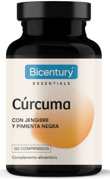 Bicentury Negra Cúrcuma Con Jengibre Y Pimienta 120 Comprimidos