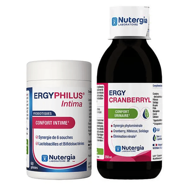 Cure Confort Intime Femme - Ergyphilus intima + Ergycranberryl