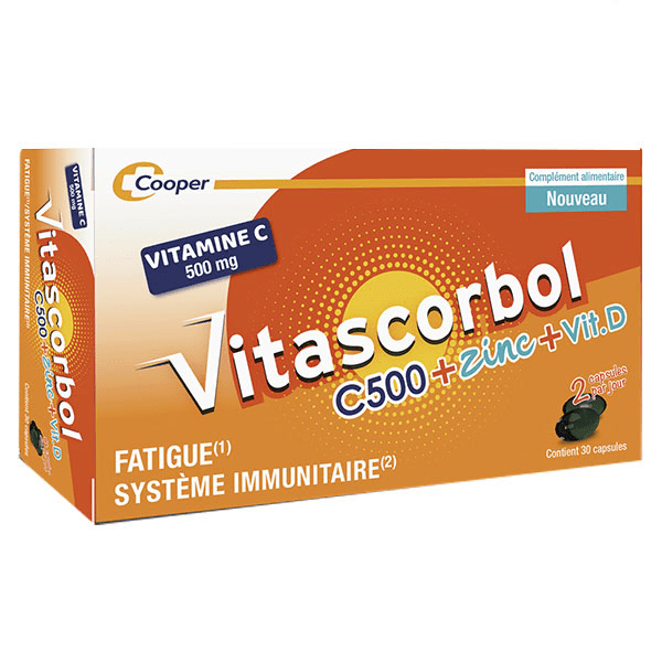 C500 + Zinc + Vitamine D 30 capsules 3