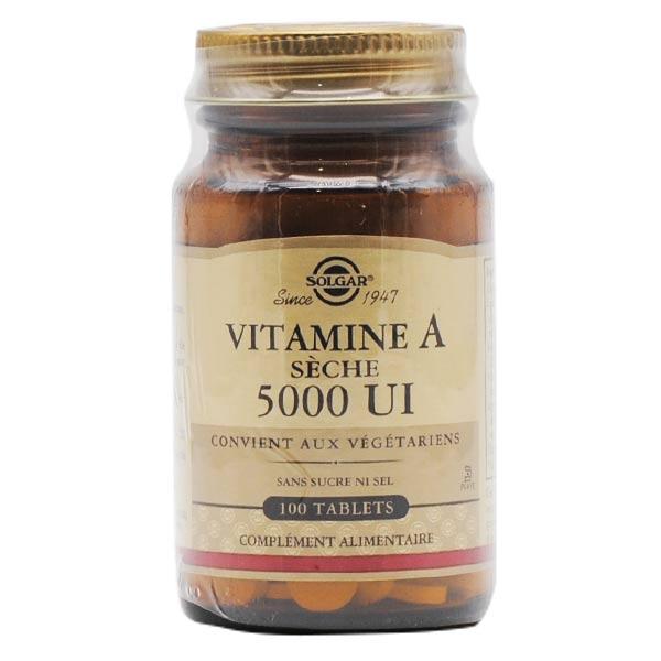 Vitamine A Sèche 5000UI 100 comprimés 3