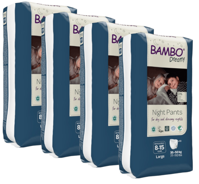 Bambo Dreamy Pants Noche T-L (35-50 Kg) 4x10 uds