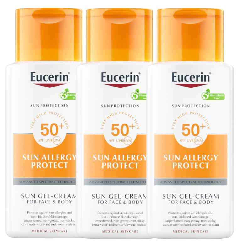 Imagen de Eucerin Solar Corporal Allergy Protect SPF50+ 3x150ml ☀️ en OfertitasTOP