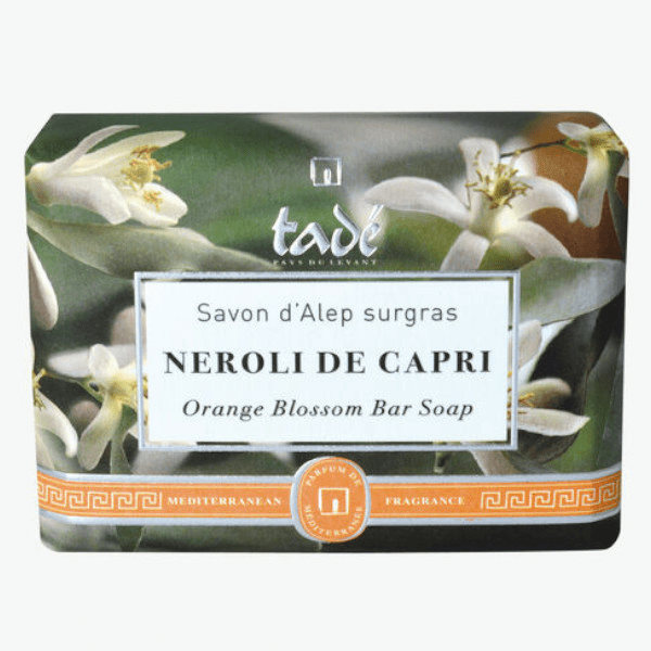 Tadé Méditerranée Savon d'Alep Surgras Néroli de Capri 100g 2