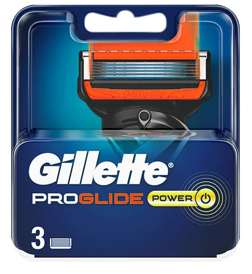 Gillette Fusion Proglide Power Recambios 3 Unidades