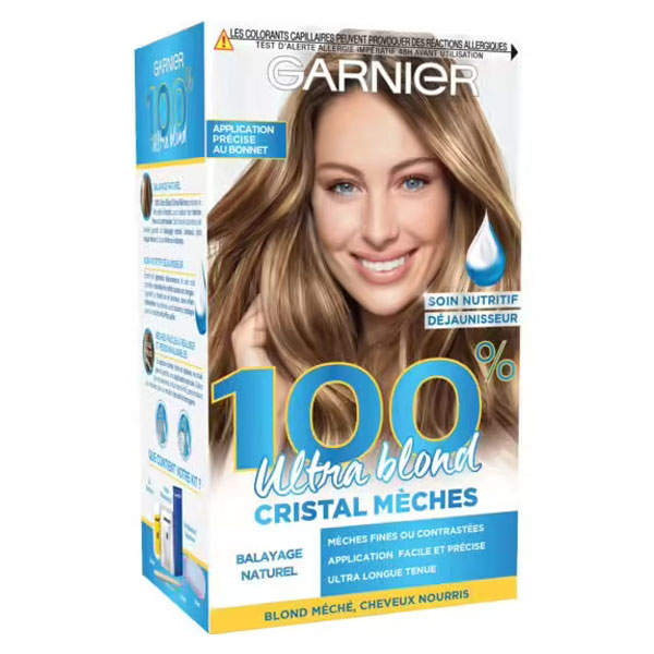 100% Ultra Blond Cristal Mèches Soin Nutritif Déjaunisseur