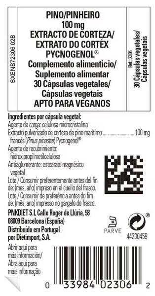 Thumbnail 1 de Solgar Extracto Pycnogenol cápsulas 100 mg 30 unidades