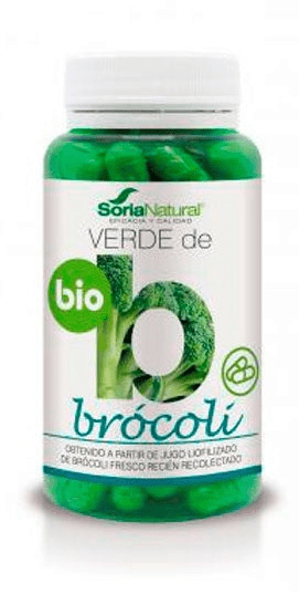 Soria Natural Verde De Brócoli Bio 80 Cápsulas De 630 Mg