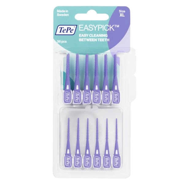 Easy Pick Cure-Dents Silicone Violet XL 36 unités 2