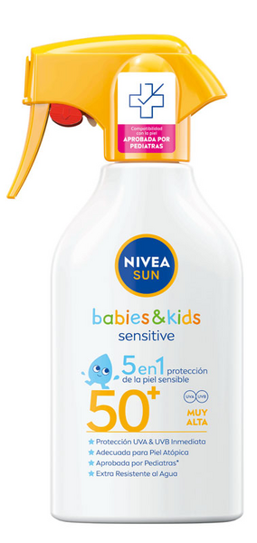 Nivea Sun Sensitive Spray Pistola Niños SPF50+ 270ml
