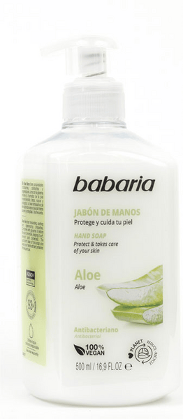 Babaria Aloe Vera Jabón Con Aloe Vera 500 Ml - Imagen 3