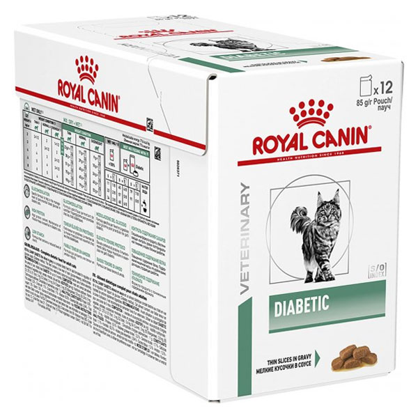 Royal Canin Veterinary Diabetic Chat Aliment Humide 12 x 85g