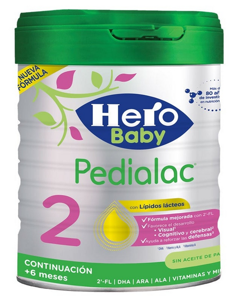 Hero Baby Pedialac 2 Leche de Continuación hasta 12m 800 gr