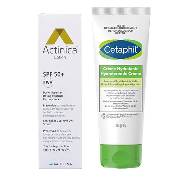 Actinica + Routine protection et hydratation