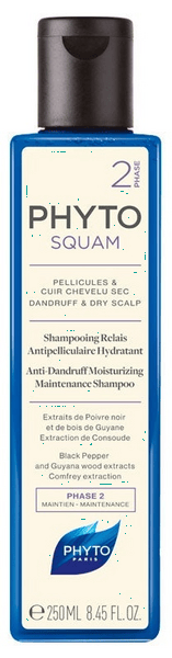 Phyto Champú Hidratante Anticaspa Cabello Seco PhytoSquam 250 ml